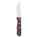 Stainless Steel Pointed Blade Pakkawood Handle Steak Knife, 10 inch