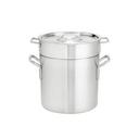 Thermalloy Aluminum Standard Weight Double Boiler Set, 8 Quart Capacity