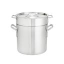 Thermalloy Aluminum Standard Weight Double Boiler Set, 12 Quart Capacity