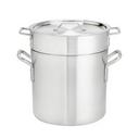 Thermalloy Aluminum Standard Weight Double Boiler Set, 16 Quart Capacity