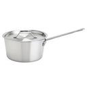 Thermalloy Standard Weight Aluminum Tapered Sauce Pan, 7 Quart