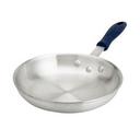 Thermalloy Heavy Weight Aluminum Natural Finish Fry Pan with ThermoGrip Silicone Sleeve, 12 x 2.3 inch
