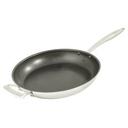 Thermalloy Stainless Steel Excalibur Coated Deluxe Fry Pan with Helper Handle, 12.5 x 2 inch