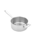 Thermalloy Stainless Steel Tri-Ply Sauce Pan with Helper Handle, 5 Quart Capacity