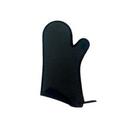 FLXaPrene Black Oven Mitt with Nomex Binding, 10.75 x 6.5 inch