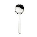 Modena 18/10 Stainless Steel Satin Finish Round Soup Spoon, 7 inch