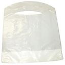 White Childrens Bib with 2 inch Pocket