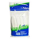 White Polypropylene Knives, 48 count