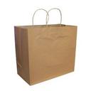 100 GSM Kraft Paper Shopping Bag with Twisted Handle, 13 x 6 x 15 inch