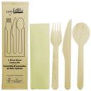Birch Wood 4-Piece Food Kit