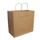 100 GSM Kraft Paper Shopping Bag with Twisted Handles, 13 x 9.5 x 12 inch