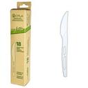Strong and Durable Compostable Knife, 18 count