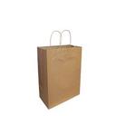 100 GSM Kraft Paper Shopping Bag with Twisted Handle, 5.25 x 3.25 x 8.5 inch