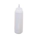 Polyethylene Clear 8 Ounce Squeeze Dispenser, set of 6