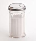 Glass Sugar Pourer with Stainless Steel Top, 12 Ounce