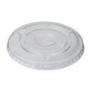 Plastic Clear Straw Slotted Lid for Pete Plastic Cold Cup, 100 count