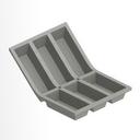 Elastomoule Silicone Rectangular Cake Mold, 8.3 x 7 inch