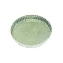 Tin Plate Perforated Fluted Tart Mold, 220 Millimeter Dia x 28 Millimeter