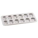 Tin Plate 12 Cavities Madeleines Baking Sheet, 15.5 inch x 7.8 inch x 0.7 inch