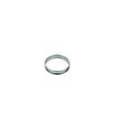 Stainless Steel Tart Ring with Rolled Edges, 4.3 inch Diameter
