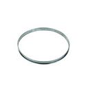 Stainless Steel Tart Ring with Rolled Edges, 11.4 inch Diameter