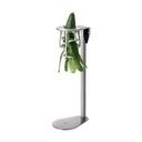 Stainless Steel Vegetable Peeler on Stand for Cucumbers, 8.4 x 5.5 x 20 inch