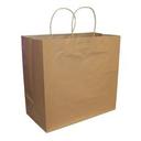 EcoSystems® Kraft Paper Bag With Rope Handle, 14" x 10" x 15.5", 250/Case