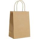 EcoSystems® Kraft Paper Bag With Rope Handle, 10" x 5" x 13", 250/Case
