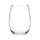 Amber Stemless Red Wine Glass, 19.3 Ounce Capacity