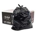 DuraPlus® Can Liner, Regular, Black, 22" x 24", HDPE, 1000/Case, Made In Canada