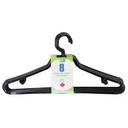 Medium Weight Black Hanger, 8 count