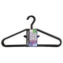 Heavy Weight Black Hanger, 4 count
