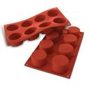 SiliconFlex 12 Cavities Cylinder Mold, 1.89 inch Diameter x 1.97 inch Height Cavity