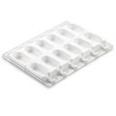 SteccoFlex Silicone 2 Piece 6 Cavity Classic Ice Cream Pop Mold Set, set of 2