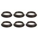 80 MM Number 6 Microperforated Tart Ring, 14.5 x 7.7 x 1 inch