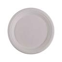 White Molded Fiber Plate, 10 inch