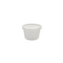 White Bulk Paper Food Container, 8 Ounce Capacity