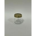 Glass Jar with 2 Piece 70mm TY Lid, 250 Milliliter Capacity