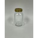 Glass Jar with 2 Piece 70mm TY Lid, 750 Milliliter Capacity