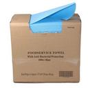 Blue Anti-Bacterial Food Service Towel, 12 x 24 inch