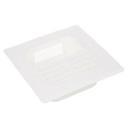 ALL1021190 8X8 FLOOR STRAINER WHITE
