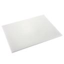 Polyethylene Medium Density White Cutting Board, 12 x 18 x 0.5 inch