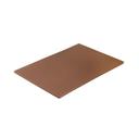 Polyethylene Medium Density Brown Cutting Board, 15 x 20 x 0.5 inch