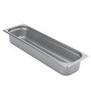 304 Stainless Steel 22 Gauge Half Size Heavy Weight Long Steam Table Pan