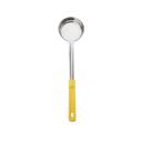 Stainless Steel One Piece Portioner with Yellow Handle