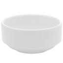 Palm Porcelain White Stacking Bowl