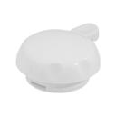 White Swirl Insulated Beverage Server with Push Button