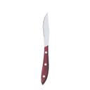 Stainless Steel Pointed Blade Pakkawood Handle Steak Knife