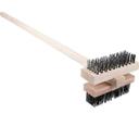 4029400 Carbon Steel Double Broiler King Grill Brush with Handle, 48 in Length
