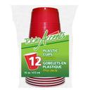 Easy Grip 16 oz Red with White Interior Plastic Cup